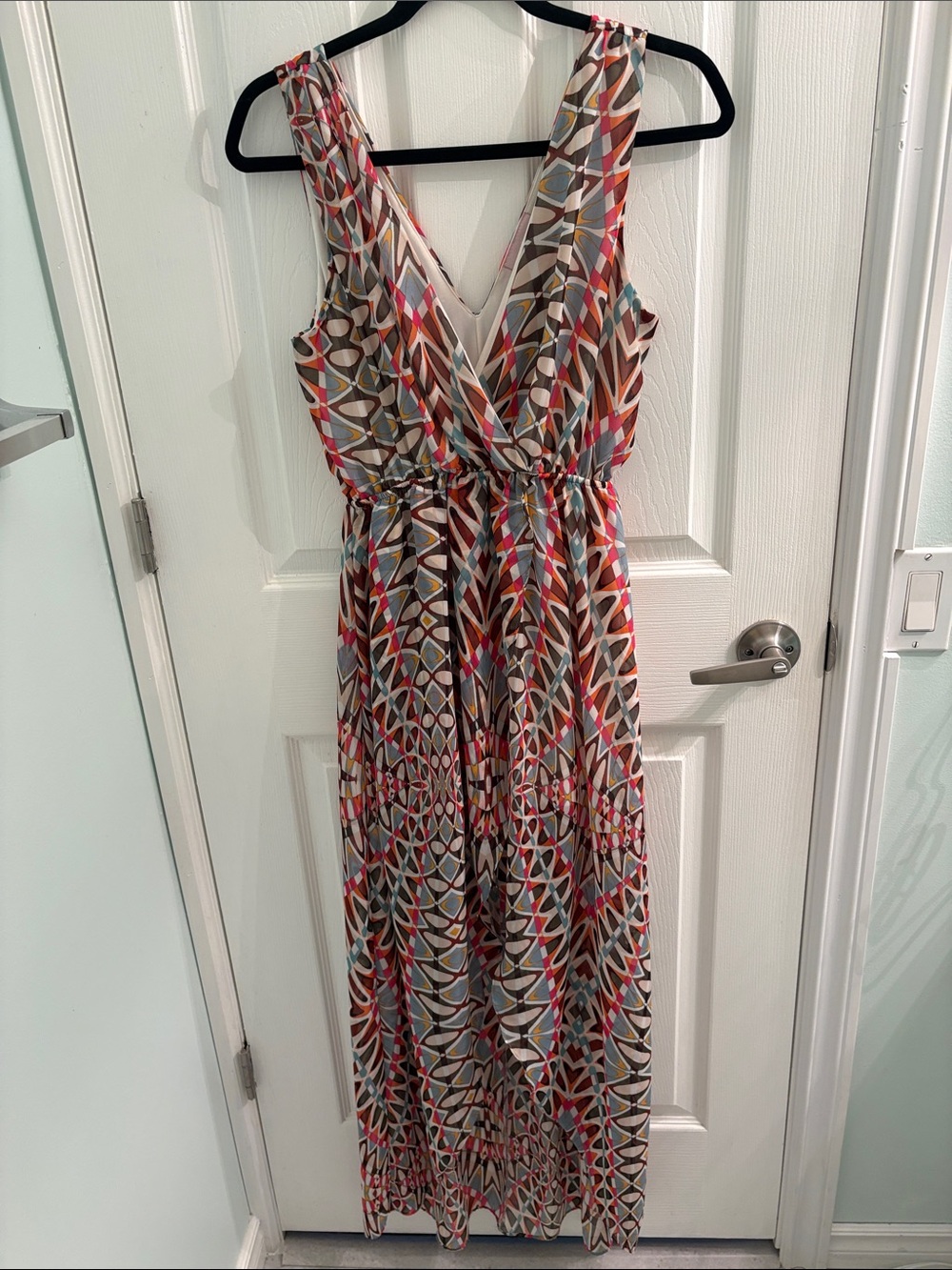 Romeo &Juliet Multicolor V-Neck Sleeveless Maxi Dress
